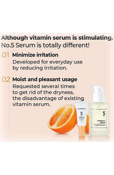 Numbuzin No. 5 Goodbye Blemish Serum